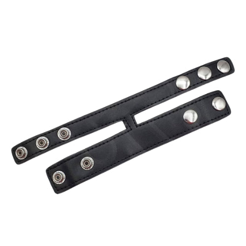 Men's Expert - Anillo Peniano Doble, Ajuste por Botones, Cuero Sintético.