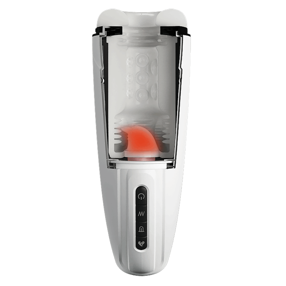 Masturbador recargable, con 12 vibración - Exclusiva