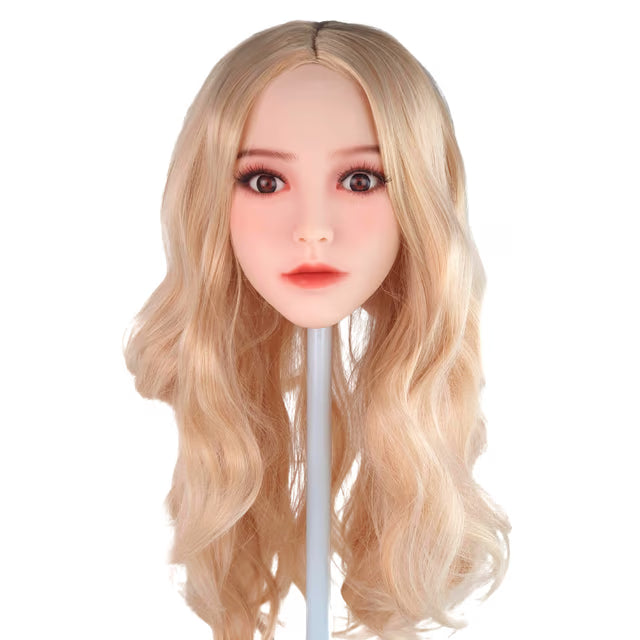 Lucy - Muñeca Realista de TPE, Cabello Largo, Ojos Marrones